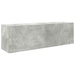Dulap perete baie, gri beton, 100x25x30 cm, lemn prelucrat - WALTI WALTI