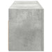 Dulap perete baie, gri beton, 100x25x30 cm, lemn prelucrat - WALTI WALTI