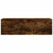 Dulap perete baie, stejar fumuriu, 100x25x30 cm, lemn prelucrat - WALTI WALTI