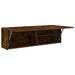 Dulap perete baie, stejar fumuriu, 100x25x30 cm, lemn prelucrat - WALTI WALTI