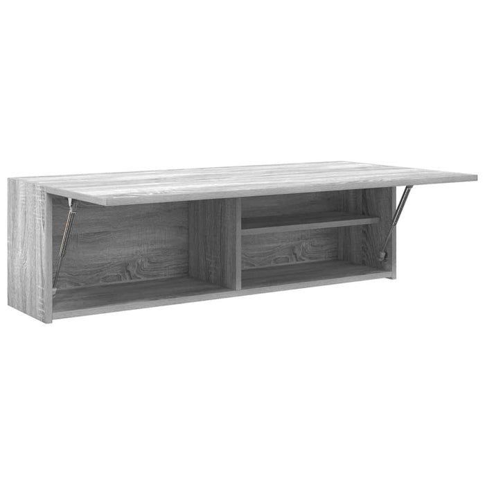 Dulap perete baie, gri sonoma, 100x25x30 cm, lemn prelucrat - WALTI WALTI