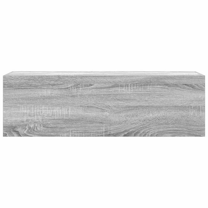 Dulap perete baie, gri sonoma, 100x25x30 cm, lemn prelucrat - WALTI WALTI