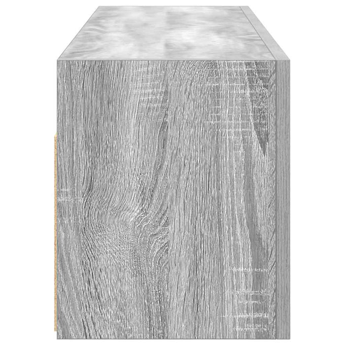 Dulap perete baie, gri sonoma, 100x25x30 cm, lemn prelucrat - WALTI WALTI