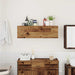 Dulap perete de baie, lemn vechi, 100x25x30 cm, lemn prelucrat - WALTI WALTI