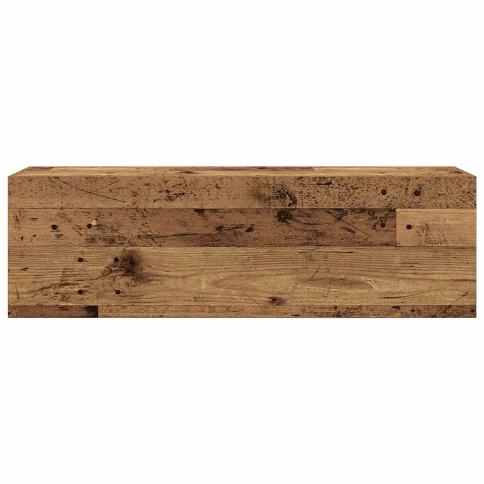 Dulap perete de baie, lemn vechi, 100x25x30 cm, lemn prelucrat - WALTI WALTI