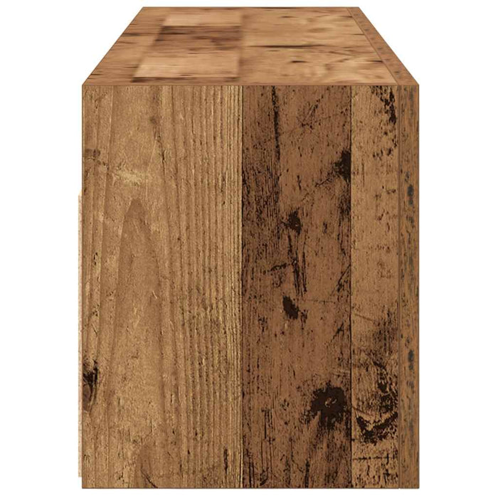 Dulap perete de baie, lemn vechi, 100x25x30 cm, lemn prelucrat - WALTI WALTI