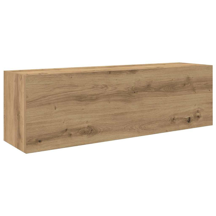 Dulap perete baie stejar artizanal, 100x25x30 cm lemn prelucrat - WALTI WALTI
