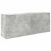 Dulap perete baie, gri beton, 100x25x40 cm, lemn prelucrat - WALTI WALTI