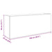 Dulap perete baie, gri beton, 100x25x40 cm, lemn prelucrat - WALTI WALTI