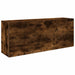 Dulap perete baie, stejar fumuriu, 100x25x40 cm, lemn prelucrat - WALTI WALTI