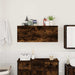 Dulap perete baie, stejar fumuriu, 100x25x40 cm, lemn prelucrat - WALTI WALTI