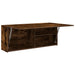 Dulap perete baie, stejar fumuriu, 100x25x40 cm, lemn prelucrat - WALTI WALTI
