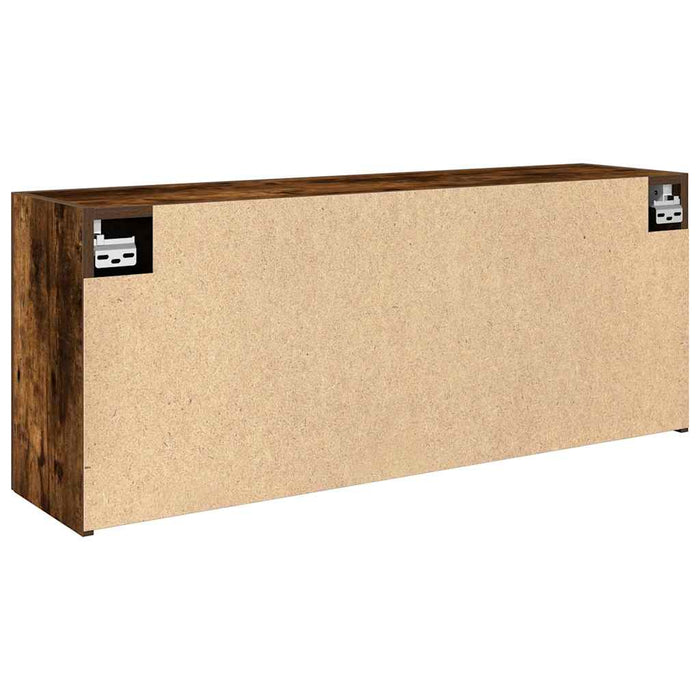 Dulap perete baie, stejar fumuriu, 100x25x40 cm, lemn prelucrat - WALTI WALTI