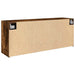 Dulap perete baie, stejar fumuriu, 100x25x40 cm, lemn prelucrat - WALTI WALTI