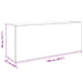 Dulap perete baie, stejar fumuriu, 100x25x40 cm, lemn prelucrat - WALTI WALTI