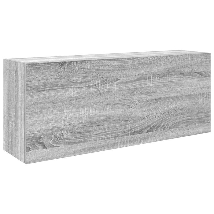 Dulap perete baie, gri sonoma, 100x25x40 cm, lemn prelucrat - WALTI WALTI
