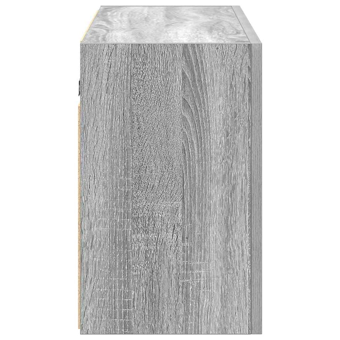 Dulap perete baie, gri sonoma, 100x25x40 cm, lemn prelucrat - WALTI WALTI