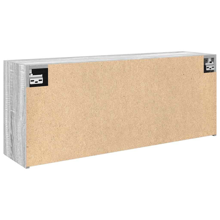 Dulap perete baie, gri sonoma, 100x25x40 cm, lemn prelucrat - WALTI WALTI