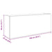 Dulap perete baie, gri sonoma, 100x25x40 cm, lemn prelucrat - WALTI WALTI