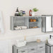 Dulap perete baie, gri sonoma, 100x25x40 cm, lemn prelucrat - WALTI WALTI