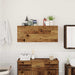 Dulap perete de baie, lemn vechi, 100x25x40 cm, lemn prelucrat - WALTI WALTI