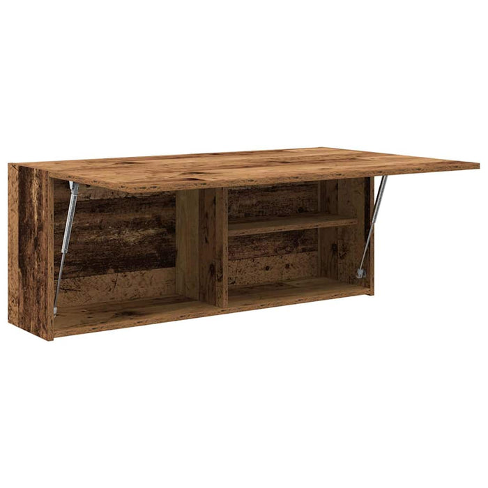 Dulap perete de baie, lemn vechi, 100x25x40 cm, lemn prelucrat - WALTI WALTI