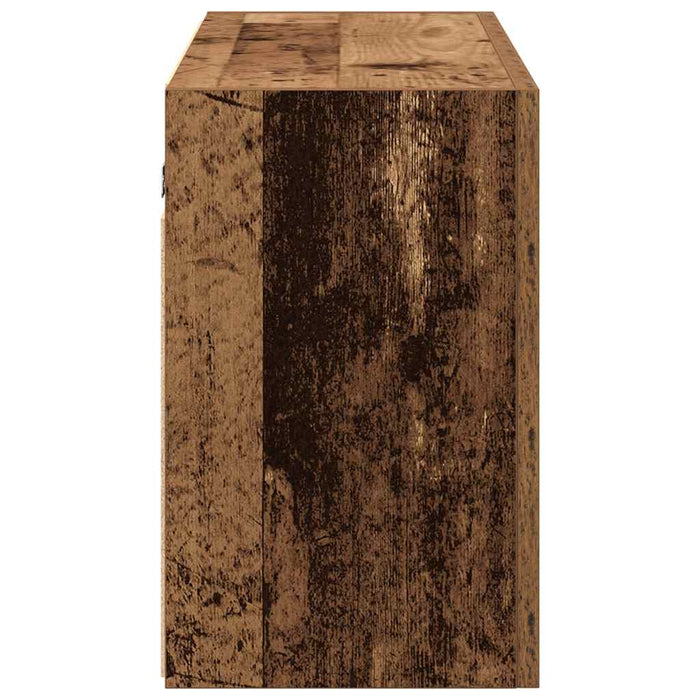 Dulap perete de baie, lemn vechi, 100x25x40 cm, lemn prelucrat - WALTI WALTI