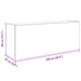 Dulap perete de baie, lemn vechi, 100x25x40 cm, lemn prelucrat - WALTI WALTI