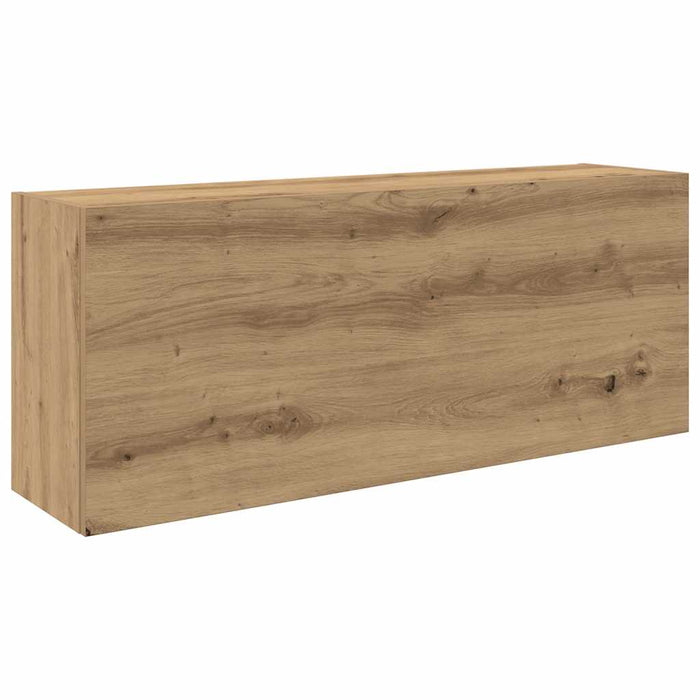 Dulap perete baie stejar artizanal, 100x25x40 cm lemn prelucrat - WALTI WALTI
