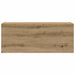 Dulap perete baie stejar artizanal, 100x25x40 cm lemn prelucrat - WALTI WALTI