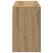 Dulap perete baie stejar artizanal, 100x25x40 cm lemn prelucrat - WALTI WALTI