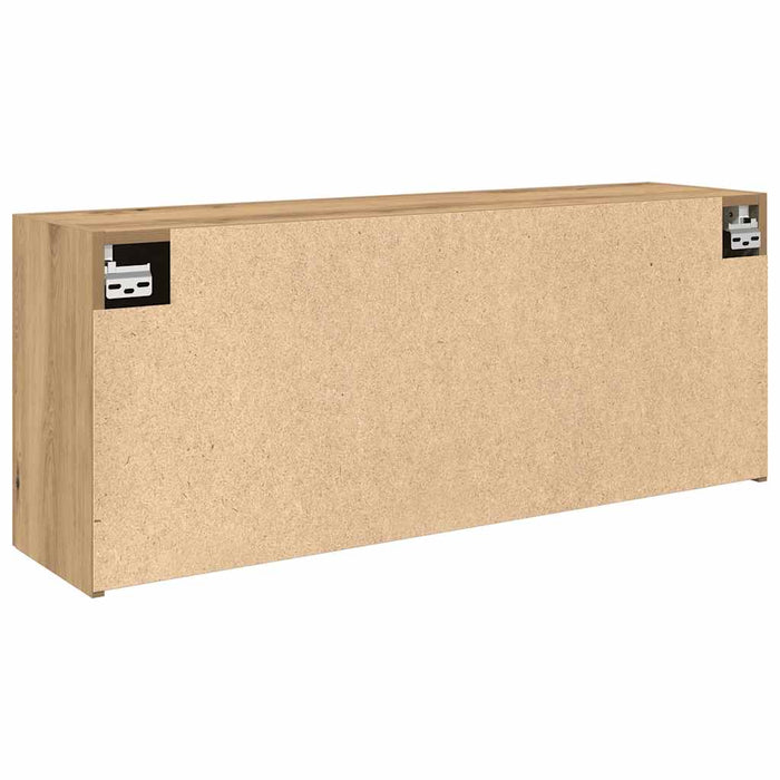 Dulap perete baie stejar artizanal, 100x25x40 cm lemn prelucrat - WALTI WALTI