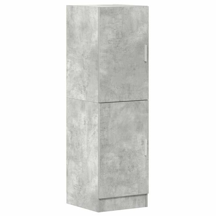 Dulap de bucătărie, gri beton 38x41,5x131,5 cm lemn prelucrat WALTI