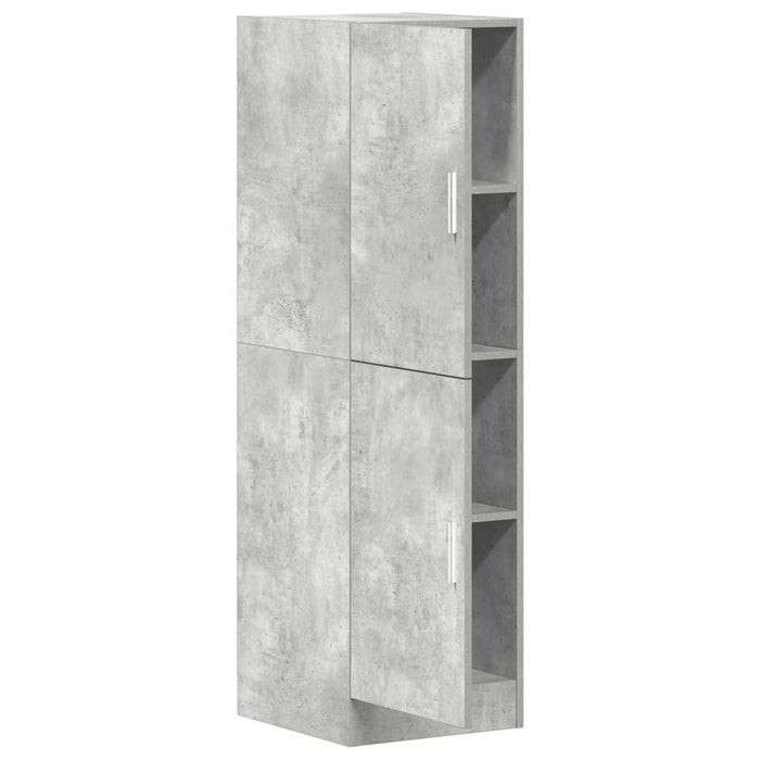 Dulap de bucătărie, gri beton 38x41,5x131,5 cm lemn prelucrat WALTI