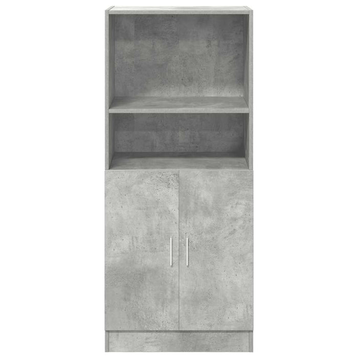 Dulap de bucătărie, gri beton 57x41,5x131,5 cm lemn prelucrat WALTI