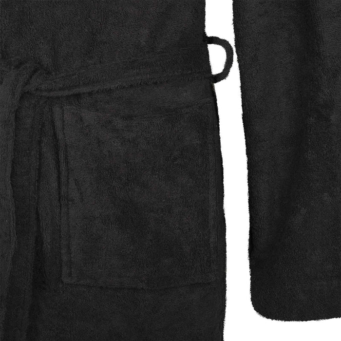 Halat de baie KINN Negru L Bumbac - WALTI WALTI