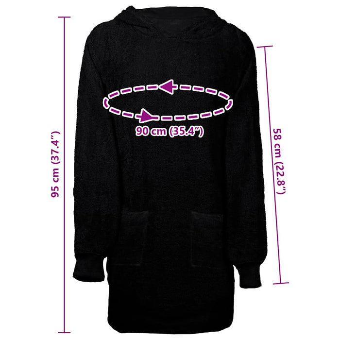 Rochie de Noapte KINN Negru l Bumbac - WALTI WALTI