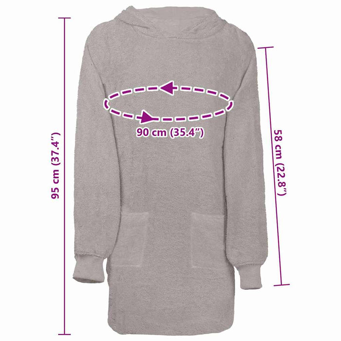 Rochie de Noapte KINN Gri l Bumbac - WALTI WALTI