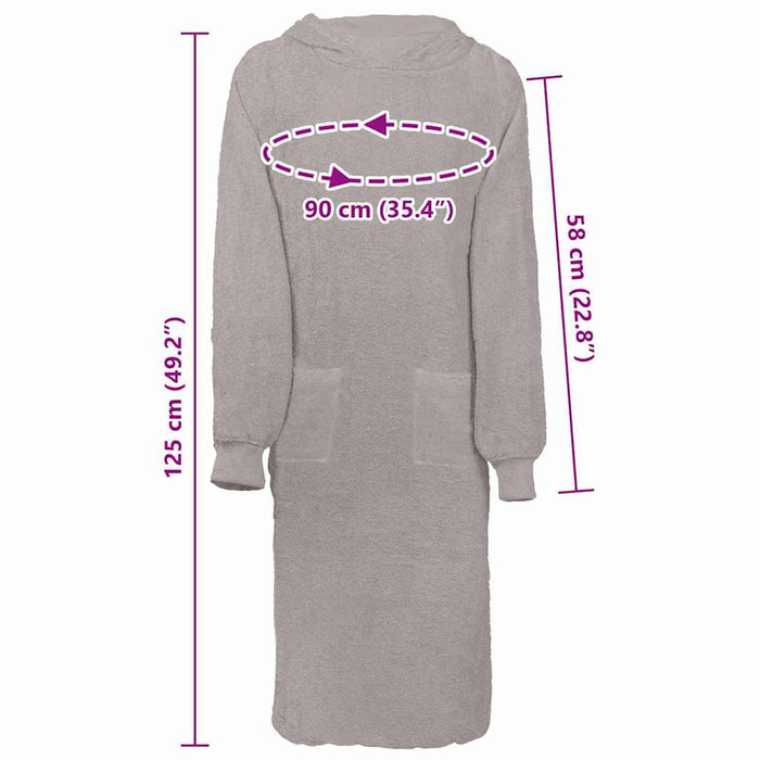 Rochie de Noapte KINN Gri xl Bumbac - WALTI WALTI