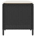 Set mobilier de grădină cu perne, 4 piese, negru, poliratan - WALTI WALTI