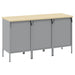 Dulap de lucru cu sertar 3 pcs Roșu și gri 150 x 55 x 85 cm - WALTI WALTI