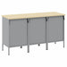 Dulap de lucru cu sertar 3 pcs Roșu și gri 150 x 55 x 85 cm - WALTI WALTI