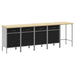 Set de dulapuri de lucru cu sertar Manual 5 pcs Negru și Gri - WALTI WALTI