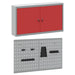 Set dulap de unelte 3 buc. Roșu Oțel vopsit electrostatic - WALTI WALTI