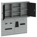 Set dulap de unelte 3 buc. Negru Oțel vopsit electrostatic - WALTI WALTI