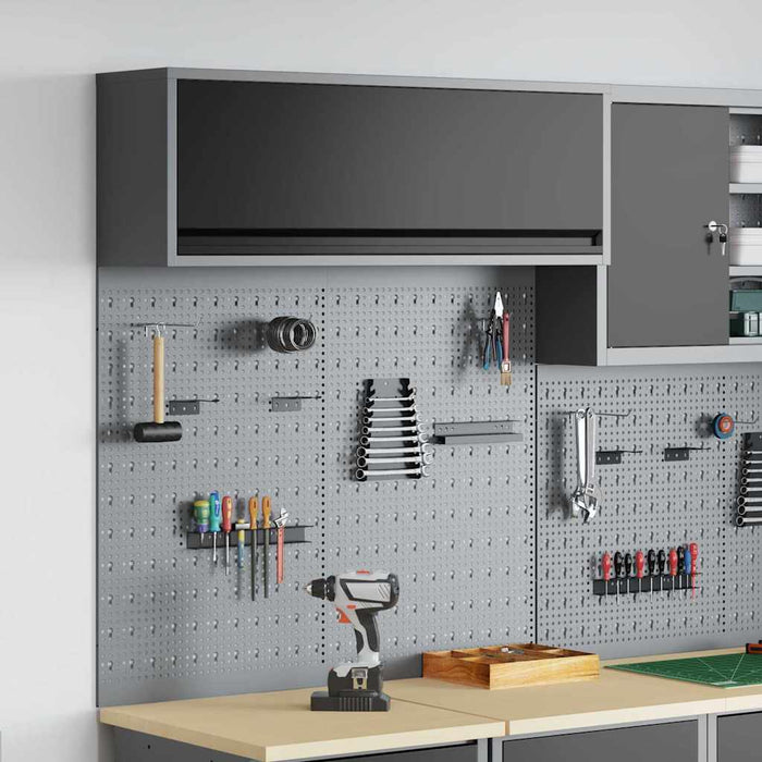 Set dulap de unelte 3 pcs Negru Oțel vopsit electrostatic - WALTI WALTI