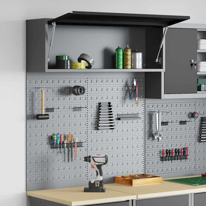 Set dulap de unelte 3 pcs Negru Oțel vopsit electrostatic - WALTI WALTI