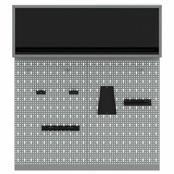 Set dulap de unelte 3 pcs Negru Oțel vopsit electrostatic - WALTI WALTI