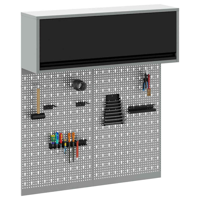Set dulap de unelte 3 pcs Negru Oțel vopsit electrostatic - WALTI WALTI