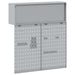 Set dulap de unelte 3 pcs Roșu Oțel vopsit electrostatic - WALTI WALTI